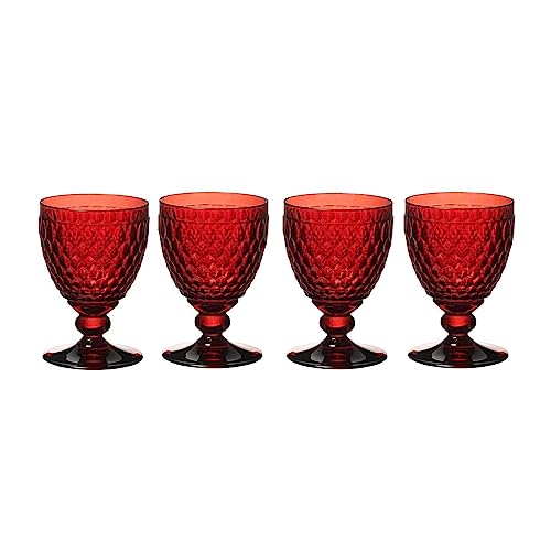 Villeroy & Boch Set 4 Calici Vino Rosso Boston Coloured Rosso 11-7309-0020