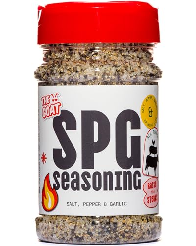 The GOAT SPG Gewürzmischung (275g Streuer) – Handgemischte Salz-Pfeffer-Knoblauch-Kombi für...