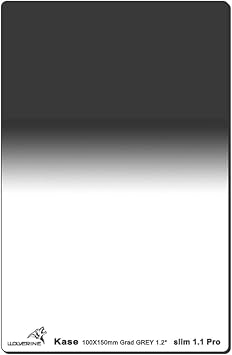 Kase Wolverine Slim 1.1mm Shockproof 100mm x 150mm Soft Grad ND1.2 Filter Neutral Density 4 Stop Optical Glass 100 150 ND