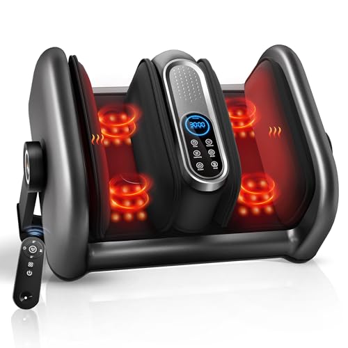 JZBRAIN Shiatsu Foot Massager Machine with Heat, Electric Foot Massagers Machine with Kneading...