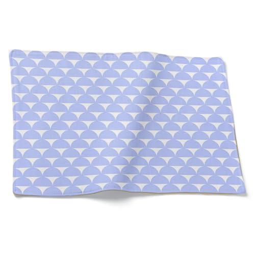 CEVAN Tovaglietta Americana Cotone Tovaglia Fiori Motivi Geometrici Set di 2, Sottopiatti Ristorante Tovagliette Americane Lavabili Resistente al Calore per Cucina, L'Ufficio, 32x42cm