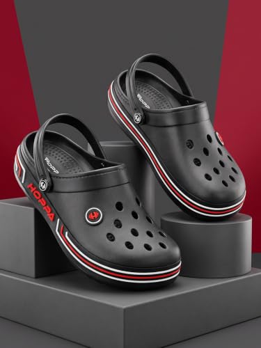 Image of Hoppa Trio Clogs for Men, Extra Soft EVA Moulded Slip-On Clogs | Lightweight, Cushioned, Water-Resistant & Non-Slip | Everyday Casual Footwear