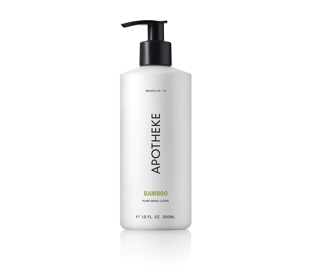 APOTHEKE Luxury Scented Lotion, Bamboo, 10 oz - White Flowers, Thyme, and Moss Fragrance, Nourishing, Moisturizing, & Hydrating for Hand & Body, Enriched with Aloe Vera, Plant Based for Dry Skin