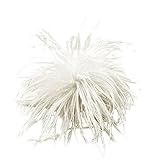 オーストリッチフェザーブローチ ファッションブローチピン コサージュヘアクリップ ヘッドウェア ヘアピン ダービーハットカクテルパーティー用