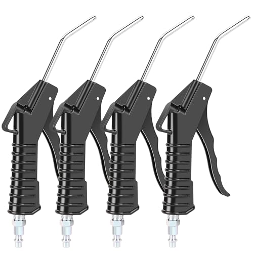WYNNsky 4PCS Air Blow Gun with 1/4 Air Fittings Plug for Compressor