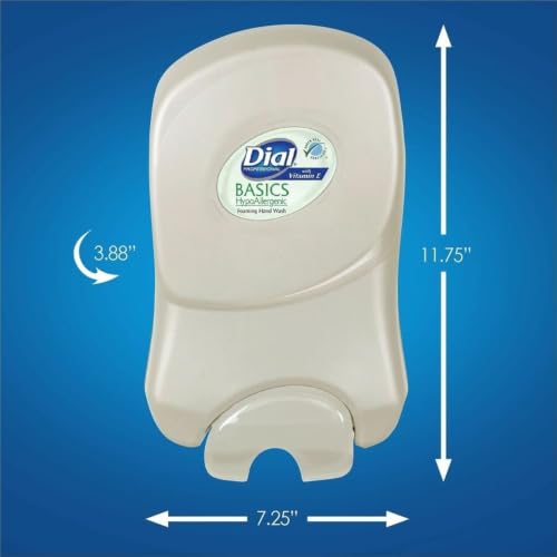 Image of Dial 1700 Henkel Manual Foam Hand Soap Dispenser, Black