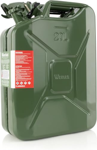 How to Set Up Long-Term Water Storage At Home Wavian USA Authentic NATO Jerry Can and Spout System - Rust-Proof, EPA & CARB Compliant, Green...