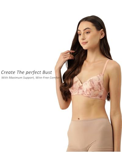 Image of LEADING LADY Women's Printed & Solid Lightly Padded T-Shirt Bra