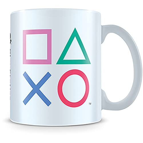 Pyramid International MG25990C Playstation (Shapes) Coffee Mug Kaffeebecher, Keramik