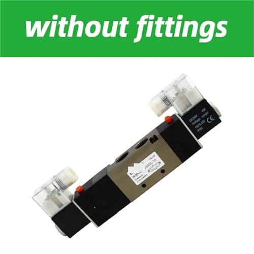 Electrovanne 4V330E-10 AC220V stop fuite air comprimé taraudage 3/8 - 3