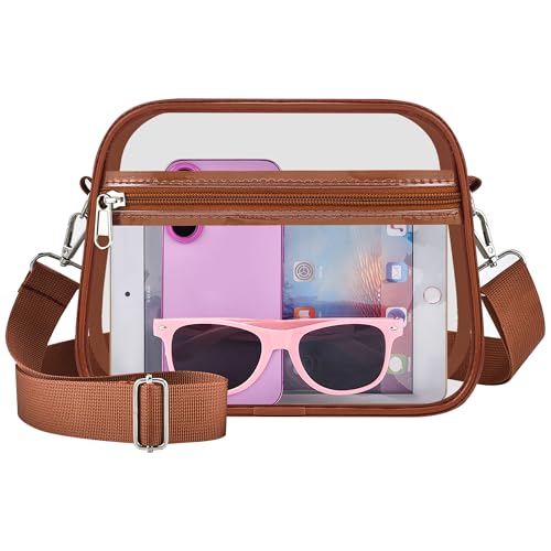 Image of Oraben Clear Bag for Stadium Events Clear Purse Stadium Bag Satchel Handbags for Sports Events Concerts Festivals | Stadium Approved