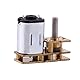 1pc DC 6 V Getriebemotor Getriebe Reversible Micro Elektrische Motor Drehzahlreduzierung Getriebekasten Mit Abtriebswelle, 100 RPM