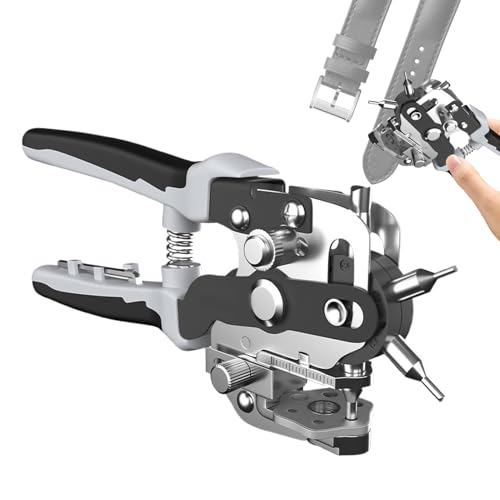 Poinçonnage de trou de ceinture rotatif pour étui et réparation