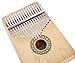 Kalimba Thumb Piano, 17 Keys — Includes Tuning Hammer and Case — For Meditation, ASMR, Sound Therapy and Yoga, 2-YEAR WARRANTY