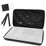 Musiin Custom Workstation Hard Case Compatible with MPC Live III, Solid and Compact with Shoulder Strap and Sturdy Handle, High Adhesion Divider for Power, and Extra Storage for Cables Accessories