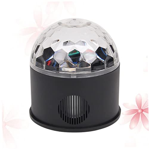 Vaguelly 1Pc Pequeño Regalo Luces Giratorias Portátiles Luz USB Luz De Dj Control De Voz Luz De...