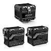 Az Graphishop Kit de protections adhésives pour valises Alu 2ème modèle pour BMW R 1250 GS Adventure 2021 VA2-R1250GSADV-21 (Triple Black)