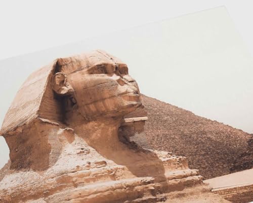 Impression encadrée Sphinx de Gizeh toile poster Égypte décoration murale 30x45 - 3