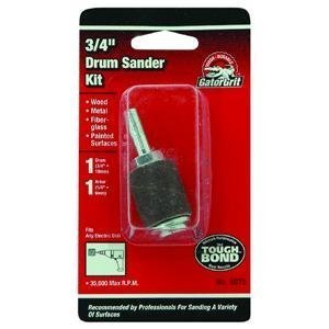 Gator 3/4 in. Dia. x 3/4 in. L Aluminum Oxide Drum Sander Kit 50 Grit Coarse 1 pc.