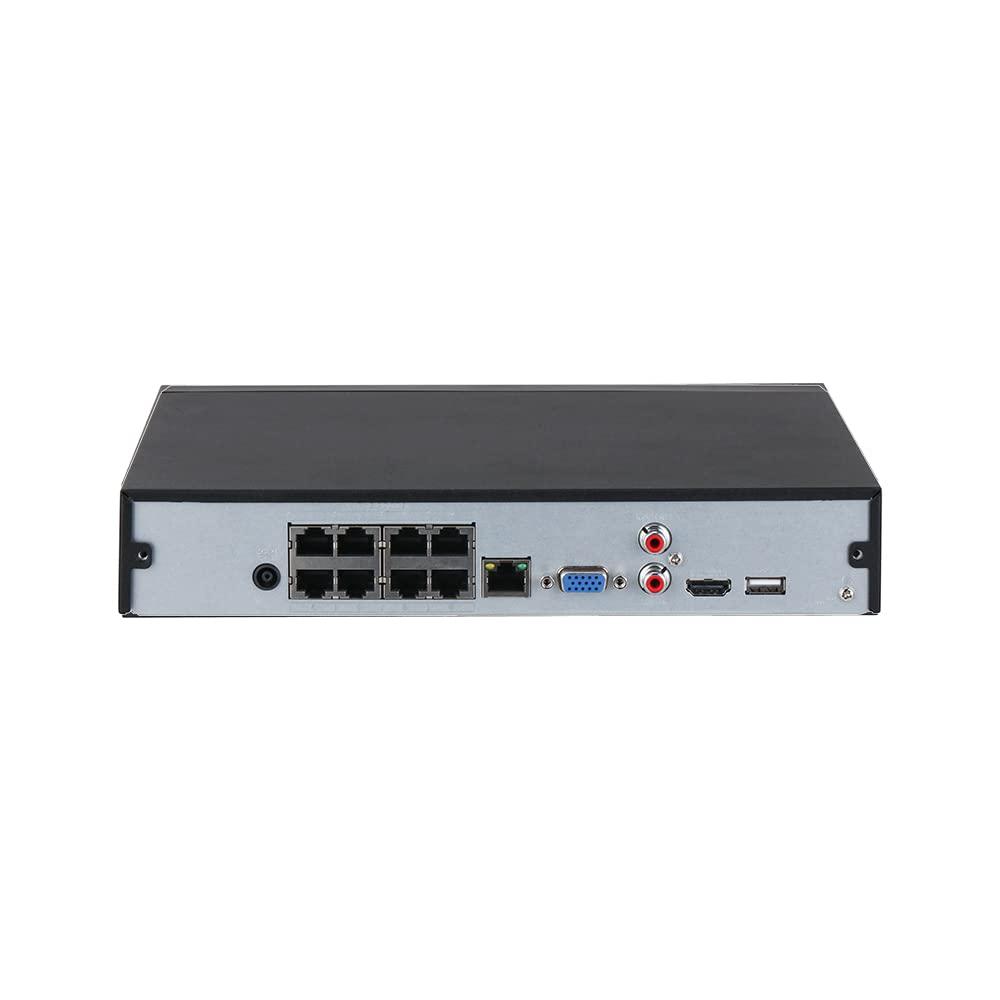NVR IP Poe 8-Kanal bis zu 16MP WizSense - dahua NVR4108HS-8P-EI, DHI-NVR4108HS-8P-AI/ANZ