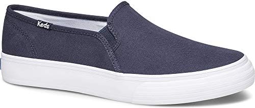 Keds Women's Double Decker Canvas Sneaker, 8 Navy