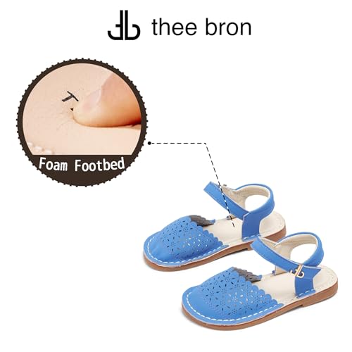 Image of THEE BRON Toddler Girls Espadrilles Sandals Hollow Out Rustic Dress Shoes
