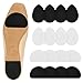 Produktbild Vesaneae 16 Stück Anti Rutsch Sohle Pads, Sohle Schutz Kissen Selbstklebend, Silikon Sohlen-Pads, Rutschfeste Sohlen-Pads, Sohlenschützer für Stiefel High Heels Sandalen (Schwarz+Weiß)