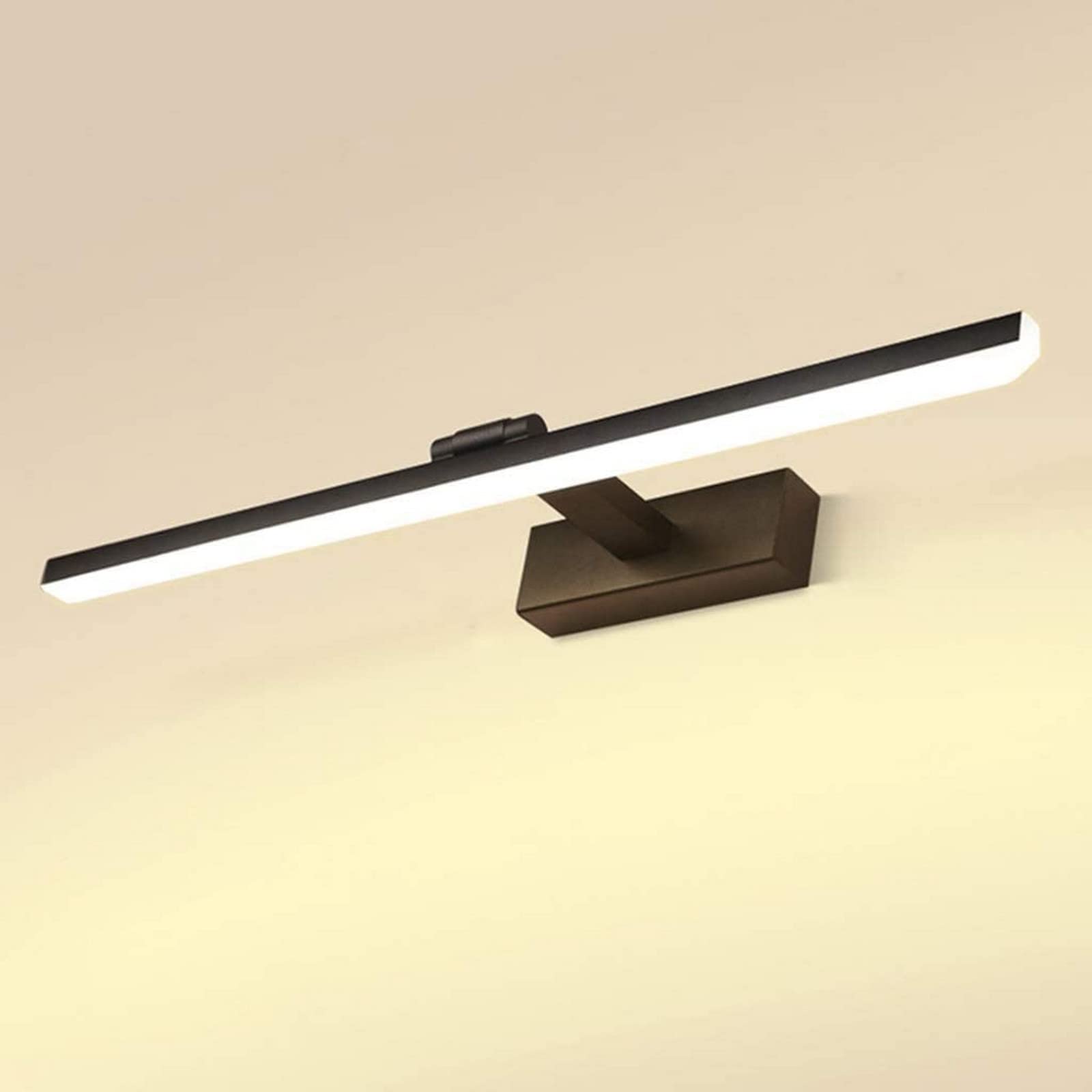 Applique de bain LED 60CM noire pour miroir et couloir étanche