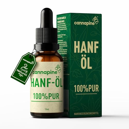CANNAPINE Huile de Chanvre Premium - 100% PUR - Pressée à Froid & Testé en Laboratoire - HAUTE...