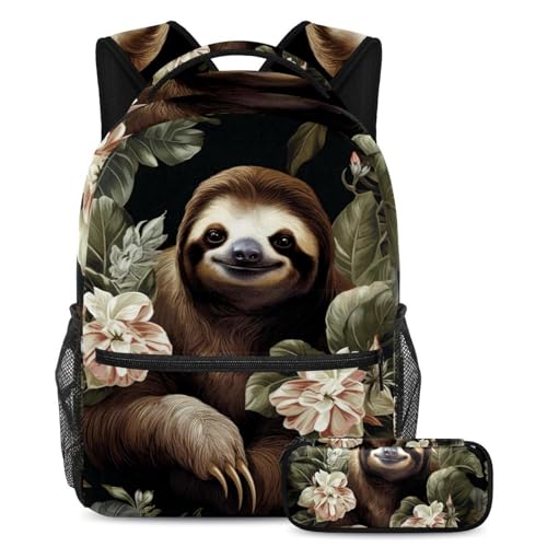 Sac à dos ado paresseux multicolore idéal pour le collège et sorties