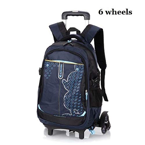 Preisvergleich Produktbild LAHEBANIE Reisegepäck Kind Schultasche Schüler Rollkoffer Kinderrucksack Regenschutz Klettern Sie die Treppe Junge Mädchen Trolley