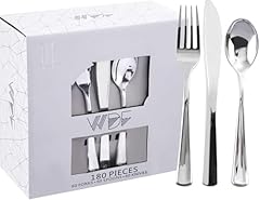 Silver - Modern - 180PCS
