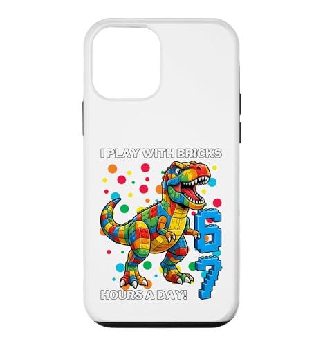 I Play With Bricks 6 7 Hours Per Day Dino T�V���c �X�}�z�P�[�X iPhone 12 mini �p