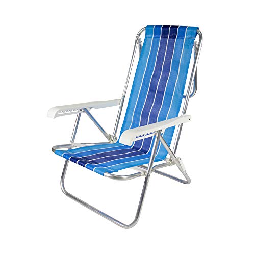 CADEIRA RECLINÁVEL 8 POSIÇÕES - ALUMÍNIO