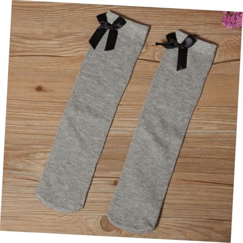 LIFKOME Girls Stockings Bow Year Old Boys and Girls Tutu Socks High Socks for Toddlers Comfortable3
