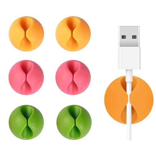 Organizador de cables bajo escritorio - Bandeja metálica con abrazadera (Multicolor-9)