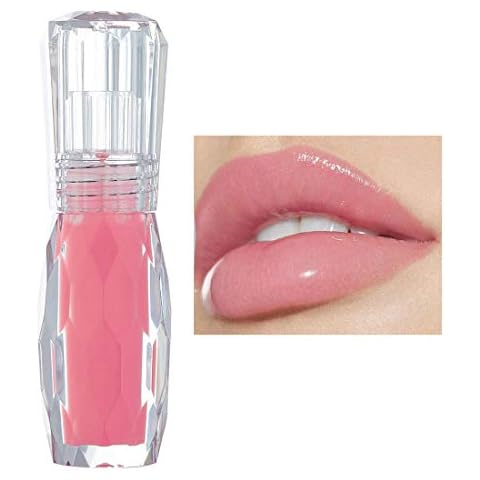 GL-Turelifes Lip Plumper Gloss Jelly Color Lipstick, Lip Plumping Balm Plumper Lip Gloss - Clear Lip Plump Gloss- Enhancer for Fuller & Hydrated Lips, Moisturize, Eliminate Dryness Wrinkles (#1) Cover