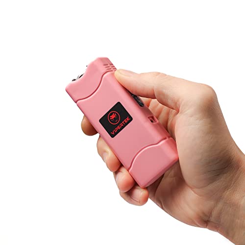 Vipertek Vts-881 - 39 Billion Micro Stun Gun - Rechargeable With Led Flashlight, Pink #TOP5