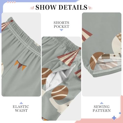 Elephant Play Boys Pants Boys Athletic Pants Long Pant for Boywith Pockets Wide-Leg Size 6-14Y4