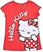 Hello Kitty Girls 3 Pack Short Sleeve T-Shirt for Toddlers to Big Kids
