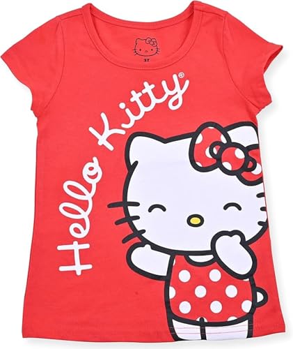 Image of Hello Kitty Sanrio Girls 3 Pack Short Sleeve T-Shirt for Little and Big Kids