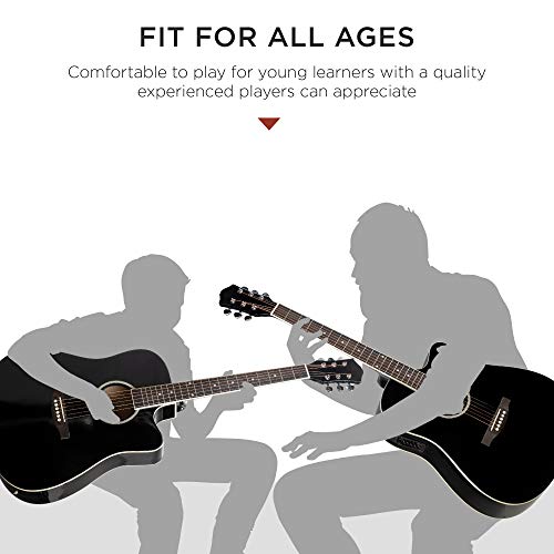 Best Choice Products SKY5050 Beginner Acoustic Electric Guitar Starter Set W/ 41In thumb #4