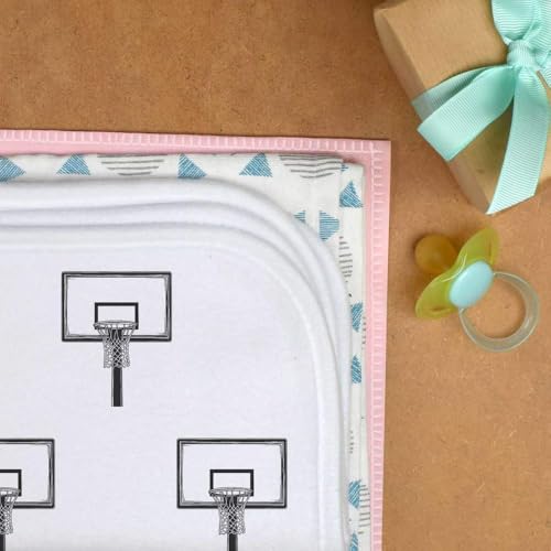 Azeeda 'Basketball Net and Backboard' Baby Burp/Wash Cloth (BC00031519)3
