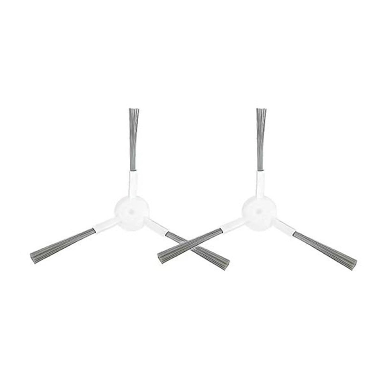 Qlmxjvzhkcn 2Pcs White Side Brush，Compatible For Dreame，L20 Ultra / L30 Ultra / X20 Pro Robot Vacuum Cleaner Brush Spare Parts(2Pcs White)