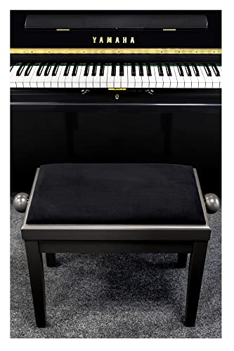Classic Cantabile banquette de piano noyer foncé mat - Les Beatles, Paul McCartney, John Lennon, RIngo Starr, George Harrison Classic Cantabile banquette de piano noyer foncé mat – Image 5