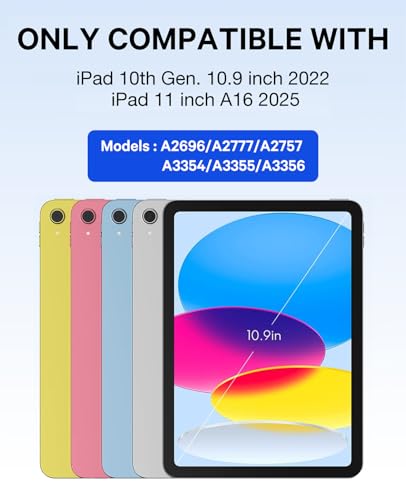 Étui pour iPad 10e génération avec clavier Earto rétroéclairé azerty - 2