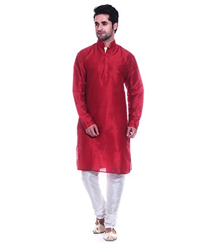 Kurta rojo resuelve tu vestimenta para eventos de gala étnica