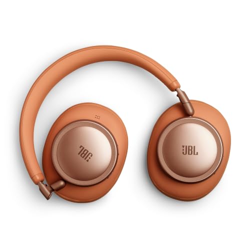 Image of JBL Live 780NC - Wireless Over-Ear True Adaptive Noise Cancelling Headphones, JBL Signature Sound with Hi-Res Audio, 2-mic Perfect Calls 2.0 with AI-Trained Algorithm, & Personi-Fi 3.0 (Orange)