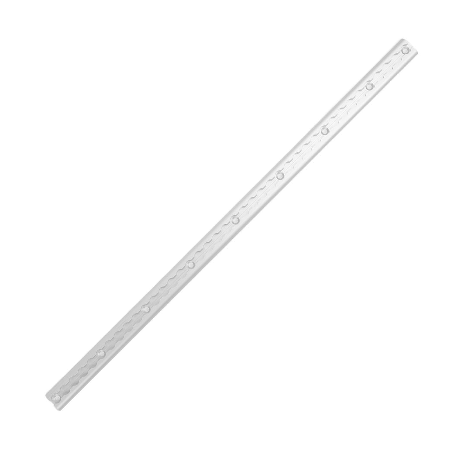 POENVFPO Binario a L, Binario a L in Alluminio Anodizzato, 3,3 Piedi con Fori Preforati, Attacco per Carico per Camion Rimorchi, Fissaggio del Carico Facile da Installare (SILVER)