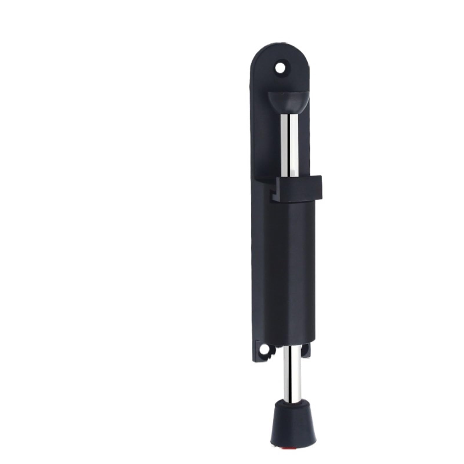 Door Stop Easy Step Door Stopper Kickdown Stop Spring Loaded Telescopic On/Off Holder Randomly Hardware(Big-Black)